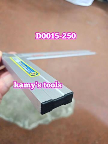 D0015-250 Thước ke góc vuông hợp kim nhôm 250mm C-mart