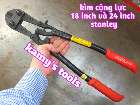 Kéo cắt sắt cộng lực Stanley 18 inch 457mm 24 inch 605mm model 14-318-S và 14-324-S
