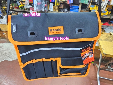 AK-9988 Túi xách đựng dụng cụ đồ nghề đa năng Asaki 350x110x335mm