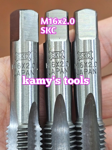 Bộ taro ta rô SKC nhật 3 mũi M16x2.0 dài 94mm đầu vuông 10mm