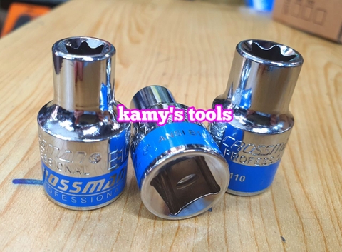 Đầu tuýp đầu khẩu E 1/2 inch Crossman E10 E11 E12 E14 E16 E18 E20 E22 E24