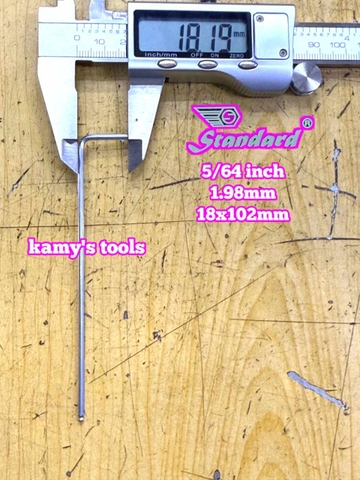 Lục giác hệ inch Standard 5/64 inch 1.98mm dài 18x102mm STD-68102