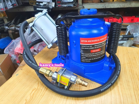 Kích con đội thủy lực dùng hơi 20 tấn 178mm-328mm cao cấp Kamytools