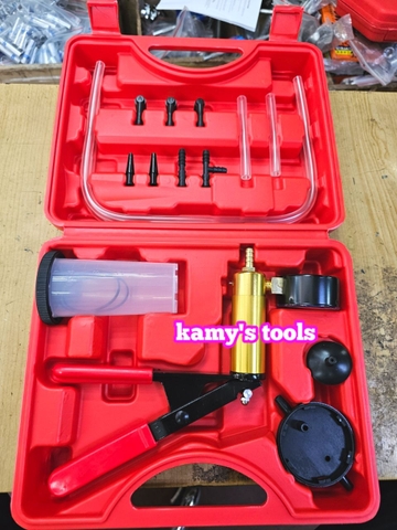 Bộ dụng cụ kiểm tra áp suất bơm chân không xả dầu phanh ô tô