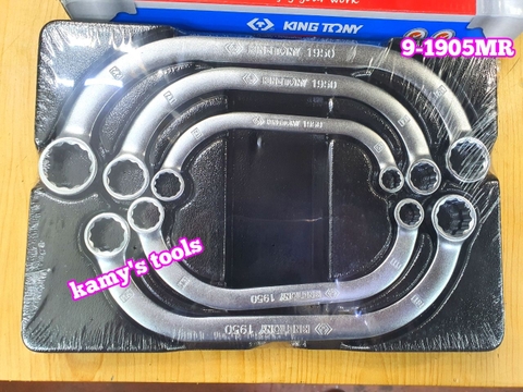 Bộ cờ lê 2 đầu vòng trái me Kingtony 9-1905MR 5 chi tiết từ 10-22mm