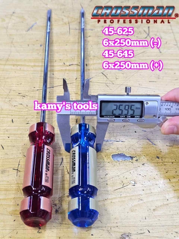 Tua vít bake dẹp 6mm PH2 Crossman dài 250mm 6x250mm 45-645 45-625 Thương hiệu: Crossman