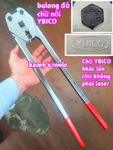 Kìm bấm kẹp bọ đai nhựa 16mm 19mm Ybico C3016 dài 490mm chính hãng