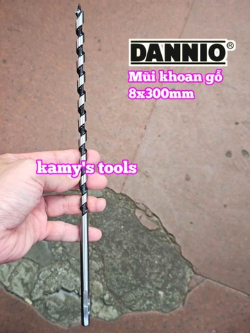 Mũi khoan gỗ xoắn ốc đuôi lục giác 8mm 10mm 12mm 14mm 16mm 18mm 20mm 22mm 25mm dài 300mm Dannio