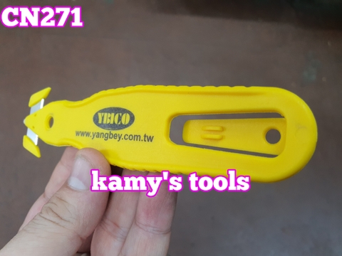 Dao rọc thùng carton cắt màng quấn pe mở bao bì CN271 Ybico đài loan