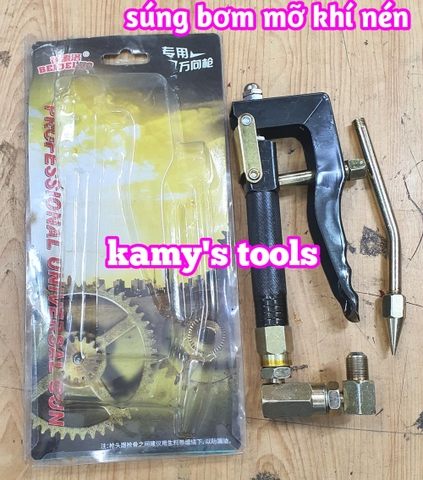 Tay bơm mỡ, dụng cụ bơm mỡ bò bằng khí nén