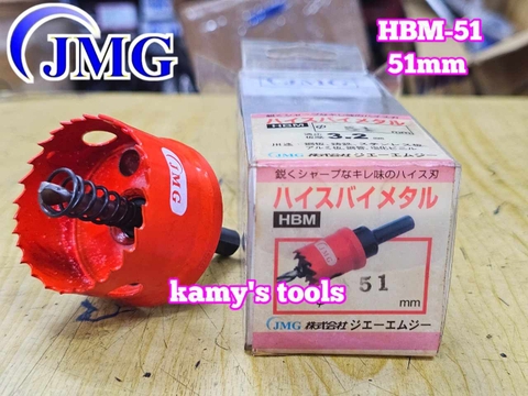 Mũi khoét lỗ kim loại HBM JMG 48mm 49mm 50mm 51mm 52mm HBM-48 HBM-49 HBM-50 HBM-51 HBM-52