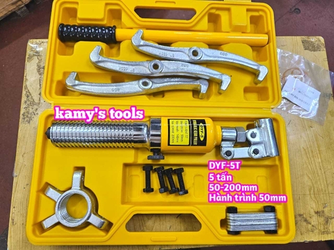 Cảo thủy lực 5 tấn Wetools DYF-5 mở 50-250mm, vam thuỷ lực 2 chấu 3 chấu 5 tấn