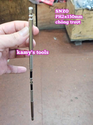 Đầu mũi bắn vít bake PH2 dài 150mm chống trượt SNZO SO-52215 (bán lẻ 1 cây)