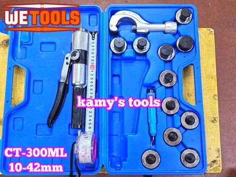 Bộ dụng cụ nong ống đồng thủy lực Wetools CT-300ML 10-42mm