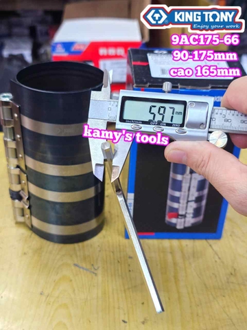 Cảo vô bạc xéc măng ép piston Kingtony 9AC175-66 cao 165mm mở 90-175mm