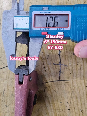 Mỏ lết răng 6 inch 150mm Stanley 87-620 ngàm mở 22mm