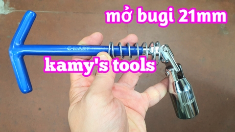 Tay mở bugi 21mm đầu bẻ Cmart model F0297-21
