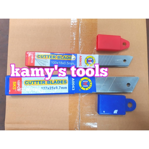 Lưỡi dao lớn nhỏ C-mart bản 18mm và 25mm A0041C và A0043