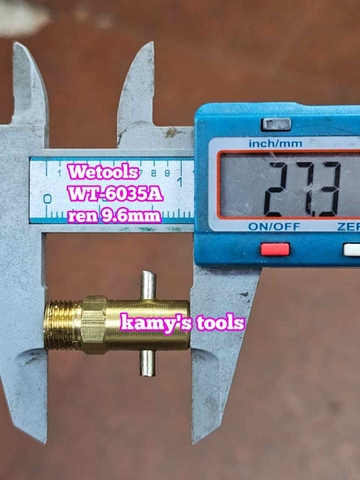 Vú mỡ ngạnh Wetools ren 9.6mm WT-6053A 13mm WT-6053B