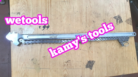 Cờ Lê Xích 24” Wetools Mở Được Ống 170mm (Cảo Dây Xích 24”)