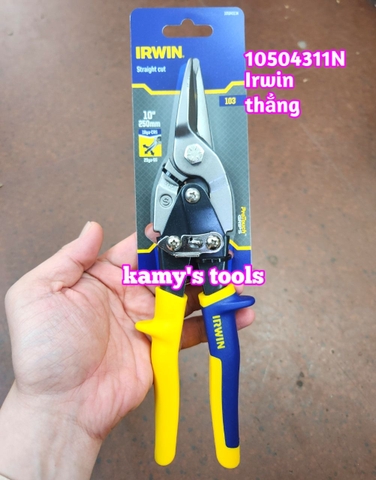 Kéo cắt tôn Irwin 10 inch 250mm mũi thẳng model 10504311N