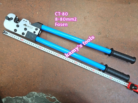 Kìm bấm cos cơ Fasen CT-80 dài 670mm 8-80mm2