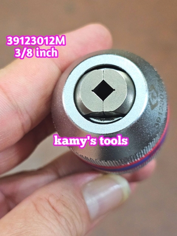 39123012M Đầu vặn taro quay ta rô 3/8 inch lỗ vuông 4mm-9mm Kingtony