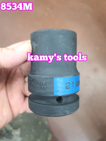 Đầu tuýp đen dài 1 inch vuông 4 cạnh Kingtony 17mm 19mm 21mm 853417M 853419M 853421M