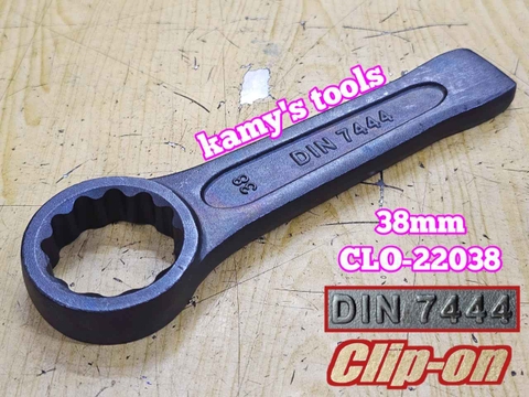 Cờ lê vòng đóng 38mm DIN7444 Clip-On CLO-22038