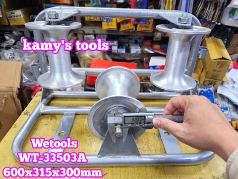 Con lăn góc kéo cáp điện Wetools WT-33503A 600x315x300mm nặng 8.6kg