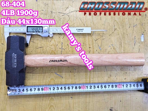 Búa thép đầu lục giác cán gỗ 1LB 2LB 3LB 4LB Crossman 68-401 68-402 68-403 68-404