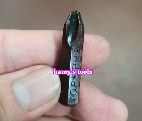 Mũi vít đóng bake 4 cạnh PH3 8mm 5/16 inch dài 36mm TOP model TBD-8363B