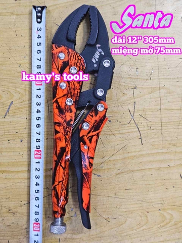 Kìm bấm chết 12 inch dài 305mm mở tối đa 75mm Santa 87-112