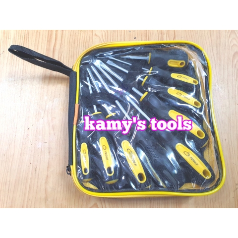 Bộ tua vít 9 cây cán gai cao su