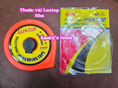 Thước dây vải cuộn 50 mét Luxtop LT-FT50 thước vải 50m
