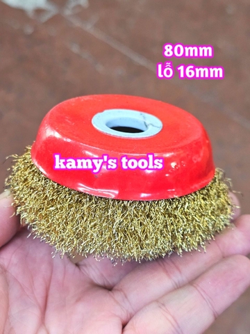Chén cước bánh cước đánh rỉ sắt dày 3cm đường kính 80mm lỗ 16mm