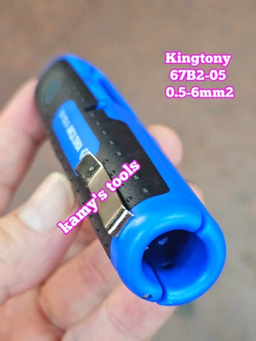 Dụng cụ tuốt dây điện bóc tách vỏ cáp điện Kingtony 67B2-05 tiết diện 0.5-6mm2