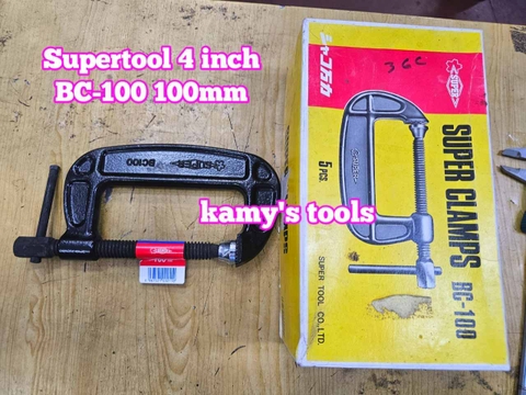 Vam cảo chữ C 4 inch 100mm BC-100 BC100 họng 50mm Supertool