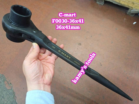 Cờ lê đuôi chuột tự động C-mart 30x32, 32x36, 36x41, 41x46, F0030-3032, F0030-3236, F0030-3641, F0030-4146