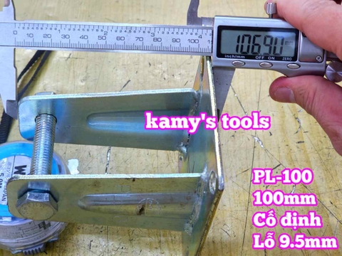 Đế càng cố định và xoay dùng cho bánh xe 100mm PL-100 Kamytools