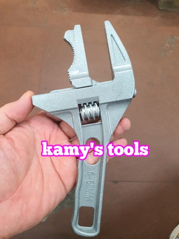 Mỏ lết miệng rộng 6-68mm, cờ lê vặn dây cấp nước bằng hợp kim nhôm dài 200mm