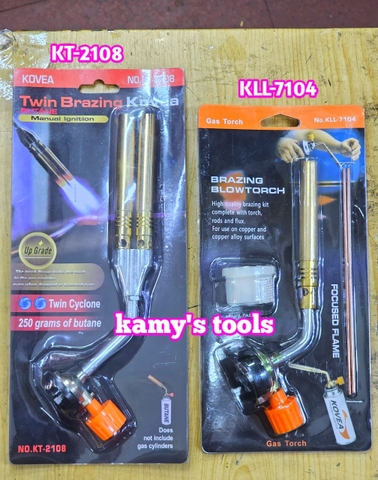 Đèn khò gas đơn đôi lắp bình gas mini Kovea KLL-7104 KT-2104 và KT-2108