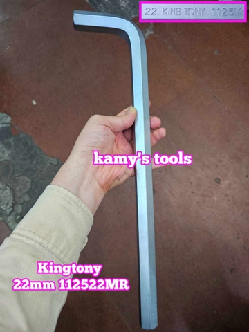 Lục giác đầu bằng 22mm Kingtony 112522MR dài 422mm