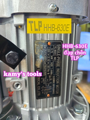 Máy bơm điện thủy lực đạp chân TLP HHB-630E 0.75kw chính hãng