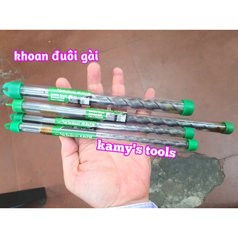 Mũi khoan bê tông đuôi gài Nicholson cao cấp 8mm 10mm 12mm 14mm 16mm