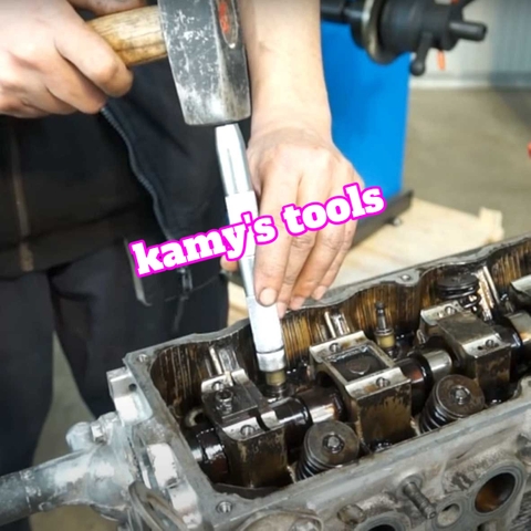 Bộ dụng cụ đóng nhổ tháo lắp phốt phớt git ô tô 11 chi tiết, kìm nhổ xupap Trigoldte 301111