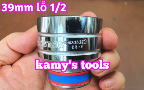 Đầu tuýp đầu khẩu 39mm 1/2 inch Kingtony mở nồi xe tay ga model 433539MR