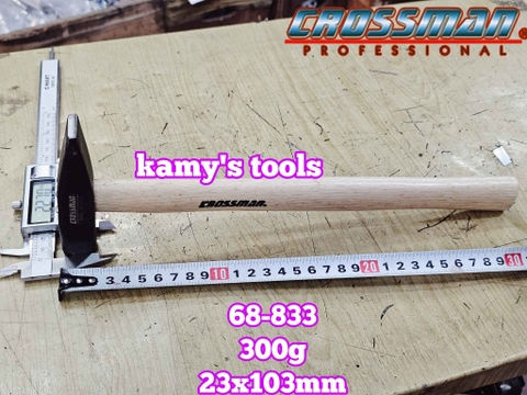 Búa đầu vuông dẹp cán gỗ Crossman 300g 500g 600g model 68-833 68-835 68-836