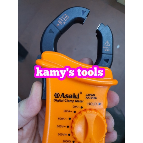 Ampe kìm 600A Asaki Model AK-9186