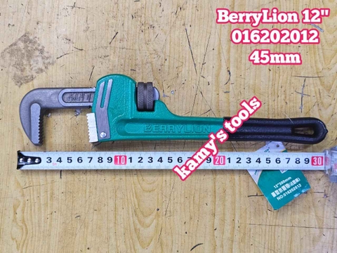 Mỏ lết răng BerryLion 016202012 dài 12 inch 300mm ngàm kẹp 45mm
